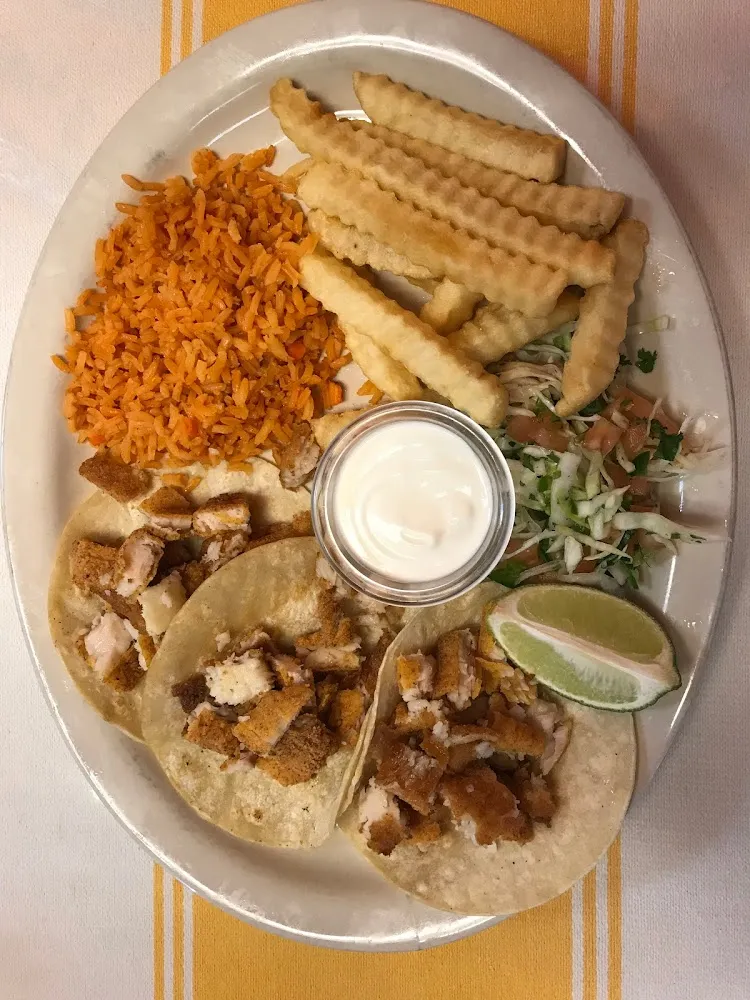 Fish Taco Plate